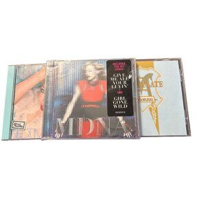 CD Madonna Music Lot of 3 MDNA, Bedtime Stories & The Immaculate Collection